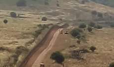 النشرة: قوة اسرائيلية تمشّط الطريق العسكري المحاذي للسياج الحدودي في الغجر