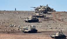الجيش التركي أرسل معدات عسكرية وتعزيزات إلى منطقة الحدود مع سوريا