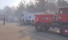 الدفاع المدني أخمد 3 حرائق في عكار  