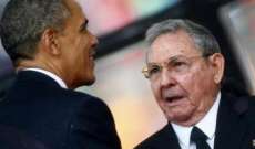 راوول كاسترو يرفض الاقرار بوجود سجناء سياسيين في كوبا