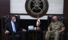 قائد الجيش بحث مع درويش الوضع الأمني في طرابلس عامّة ومنطقة جبل محسن خاصّة
