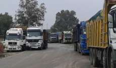 الافراج عن 60 سائق شاحنة لبنانيا كانوا محتجزين عند الحدود السورية اللبنانية