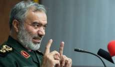 نائب قائد الحرس الثوري: الظروف الحالية ليست ظروف اندلاع حرب والأعداء لا يستطيعون التطاول على إيران
