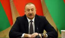 رئيس أذربيجان يتعهّد بـ"الانتقام" للقتلى المدنيين في غنجه