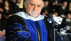 الجامعة اللبنانية تمنح الدكتوراه الفخرية للبروفيسور فيليب سالم 