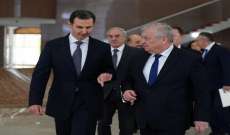 الأسد التقى لافرنتييف: لضرورة التنسيق المسبق بين دمشق وموسكو لعقد اللقاءات الثلاثية مع أنقرة