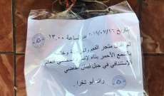 اقفال محل يستثمره سوري في دوحة عرمون 
