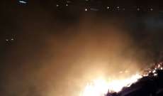 النشرة: إخماد حريق في منطقة سيروب شرق صيدا