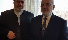 ملص يلتقي وزير خارجية العراق على هامش مؤتمر الوحدة الاسلامية في طهران