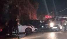 جريحان جراء حادث سير في جعيتا بكسروان