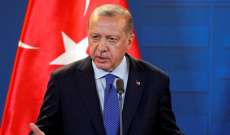 أردوغان: وحدات حماية الشعب الكردية لن تبقى تحت عباءة النظام على الحدود السورية