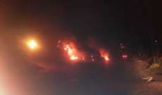 الدفاع المدني: إخماد حريق نفايات وعليق وأشجار في مستيتا- جبيل