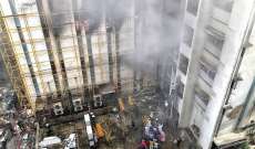 إنقاذ نحو 60 شخصا بعد حريق شب بمبنى في مدينة مومباي الهندية