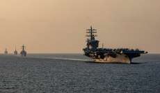 البنتاغون أعلن عن إرسال سفن تابعة للبحرية ومدمرات ومقاتلات إلى الشرق الأوسط