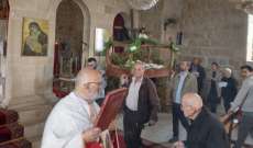 الأب سليمان ترأس رتبة دفن المصلوب في كنيسة التجلي للروم الكاثوليك في راشيا الفخار