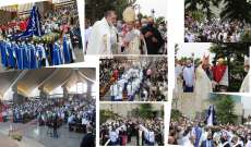 آلاف المؤمنين حجّوا إلى بيت مريم في حريصا احتفالا بعيدها