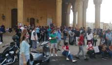 تظاهرة في ساحة الشهداء ضد الطائفية وللمطالبة بإقرار قانون العفو العام