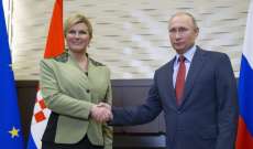 بوتين قبِل دعوة كيتاروفيتش لزيارة كرواتيا