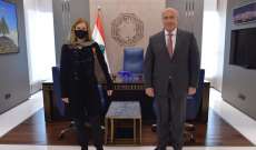 مخزومي التقى بومباردييري: نعول على الحكومة الإيطالية الجديدة بدعم لبنان واقتصاده