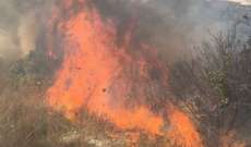حريق يلتهم أشجار لزاب معمرة في جرود الهرمل 