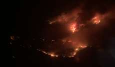 السلطات الأميركية: حرائق الغابات في كاليفورنيا سريعة الإنتشار ودمرت 10 منشآت