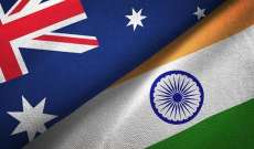 الهند واستراليا  توقعان اتفاقاً مرحلياً للتجارة الحرة