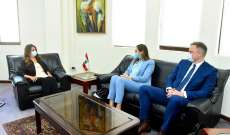 عكر بحثت مع سفيرة الدنمارك العلاقات الثنائية والتطورات في لبنان والمنطقة