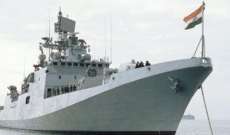 البحرية الهندية تعلن إرسال سفينتين حربيتين إلى الخليج لتأمين الملاحة