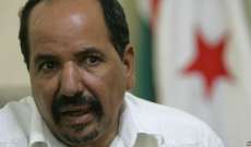 وفاة زعيم جبهة البوليساريو الجزائرية محمد عبد العزيز