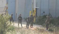 النشرة: دورية اسرائيلية مشطت السياج التقني في محور تلة العباد