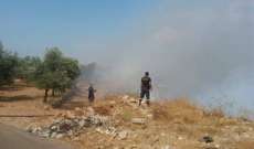  إخماد حريق طال أشجار صنوبر وسنديان في كوسبا الكورة