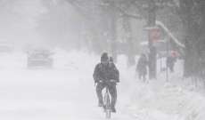 انقطاع الكهرباء عن 1.2 مليون شخص في كندا جراء العواصف الثلجية