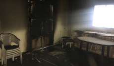 تعرض منزل مدير عام وزارة الاعلام السابق محمد عبيد للحريق في بلدته جبشيت