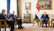السيسي استقبل لافروف في قصر الاتحادية بالقاهرة