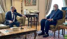 وزير خارجية مصر بحث مستقبل الشعب السوري مع رئيس تيار الغد السوري