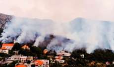 إخماد حريق غابة بريا في سقي رشميا بعدما تسبب بخسائر كبيرة