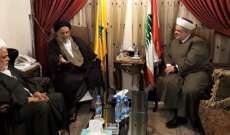 منسق عام جبهة العمل الاسلامي التقى رئيس المجلس السياسي في حزب الله