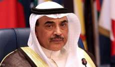 رئيس الوزراء الكويتي: لبنان وصل الى مفترق وعلينا القيام بكل شيء من اجل مساعدته
