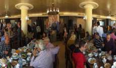 المرابطون أحيت حفل افطار في مطعم عروس البحر الروشة بمناسبة عيد العمال