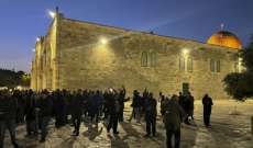 مجلس الوزراء الإسرائيلي أعلن منع دخول اليهود إلى الحرم القدسي حتى نهاية شهر رمضان