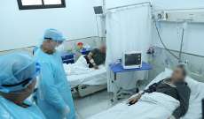 قائد الجيش تفقد مرضى الكورونا في المستشفى العسكري المركزي