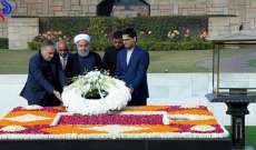 روحاني: غاندي ساهم في نشر المحبة والعدالة والابتعاد عن العنف والتطرف