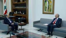 الرئيس عون استقبل الصفدي وعرض معه التطورات السياسية والاقتصادية الراهنة
