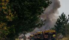 الحرائق المندلعة دمرت 17 ألف هكتار من الغطاء النباتي في فرنسا