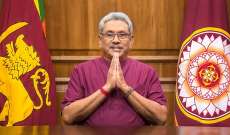 مسؤول سريلانكي: الرئيس المخلوع يعيش كالسجين في تايلاند وسيعود غداً