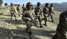 الجيش الباكستاني: مقتل أربعة جنود بهجوم تبنته طالبان