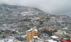 العاصفة ألحقت اضرارا في المزروعات في عكار وثلوج على ارتفاع 1300 متر