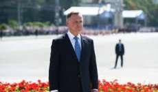 الرئيس البولندي أكد عدم إمكانية إشراك كييف في تحقيقات سقوط صاروخها على أراضي بلاده