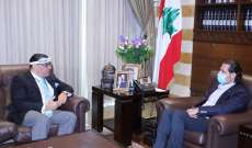 الحريري استقبل السفير المصري في لبنان وعرض معه الأوضاع العامة