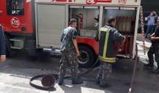 فوج اطفاء بيروت أخمد حريقا اندلع في شقة سكنية في منطقة الحمراء